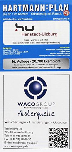 HARTMANN-PLAN Henstedt-Ulzburg  1 : 20.000 Ortsplan: Der offizielle Ortsplan und Freizeitplan mit Henstedt-Ulzburg, Rhen, Alvesloe, Götzberg, ... + wichtige offizielle Infos der Region