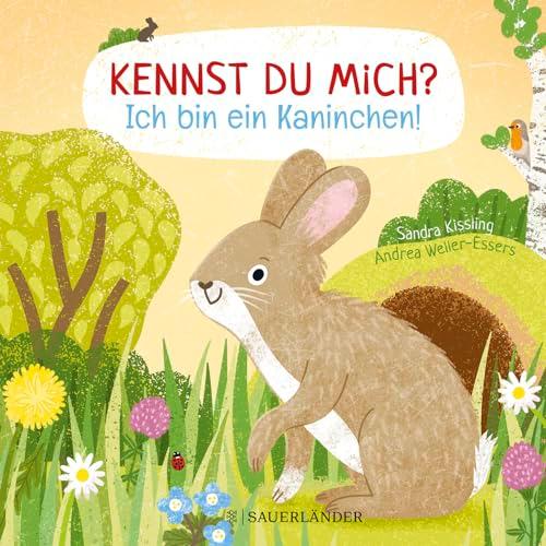 Kennst du mich? Ich bin ein Kaninchen!: Ein Sachbilderbuch für neugiere Kinder ab 2 Jahren | Niedliches Pappbilderbuch ab 2 Jahren │ Schönes Ostergeschenk für Kleinkinder