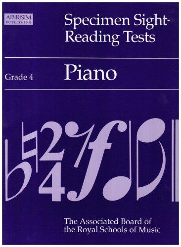 Specimen Sight-reading Tests: Grade 4: Piano