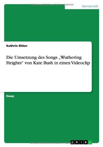 Die Umsetzung des Songs ¿Wuthering Heights¿ von Kate Bush in einen Videoclip