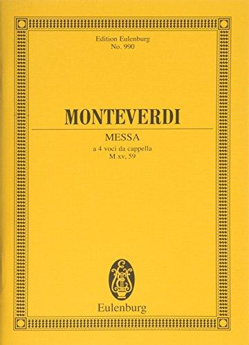 Messa Nr. II in F: M xv, 59. gemischter Chor (SATB) a cappella oder mit Basso continuo. Studienpartitur. (Eulenburg Studienpartituren)