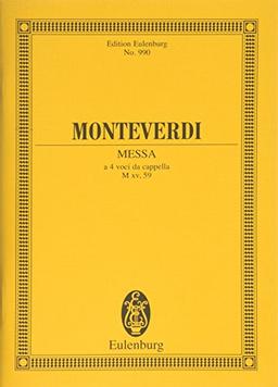 Messa Nr. II in F: M xv, 59. gemischter Chor (SATB) a cappella oder mit Basso continuo. Studienpartitur. (Eulenburg Studienpartituren)