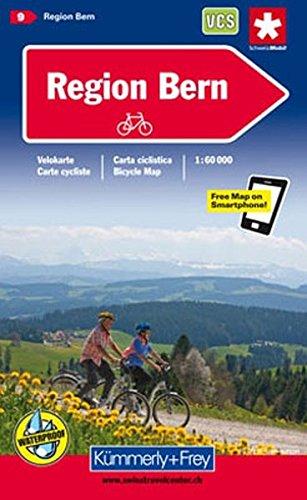 Radwanderkarte Region Bern 1:60 000 (Kümmerly+Frey Velokarten)