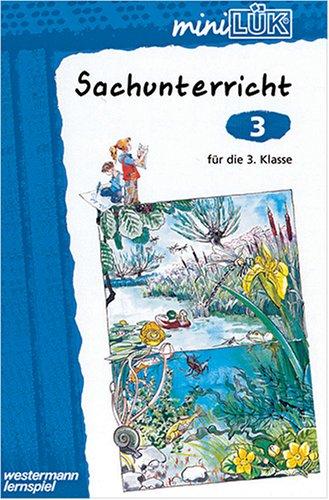 miniLÜK Sachunterricht: mini LÜK, Übungshefte, Sachunterricht für die 3. Klasse