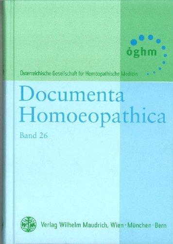 Documenta homoeopathica / Documenta Homoeopathica