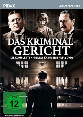 Das Kriminalgericht / Die komplette 4-teilige Krimiserie (Pidax Serien-Klassiker) [2 DVDs]