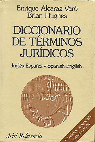 Diccionario De Terminos Juridicos: Ingles-Espanol Spanish-English