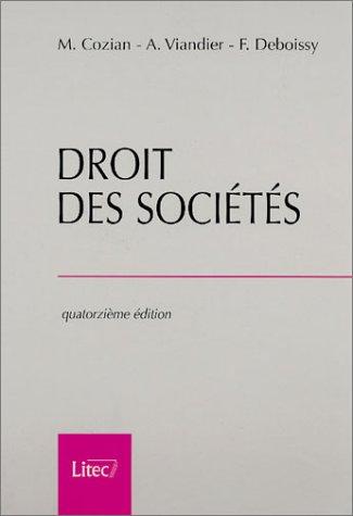 Droit des sociétés. : 14ème édition (Manuel de Droit)