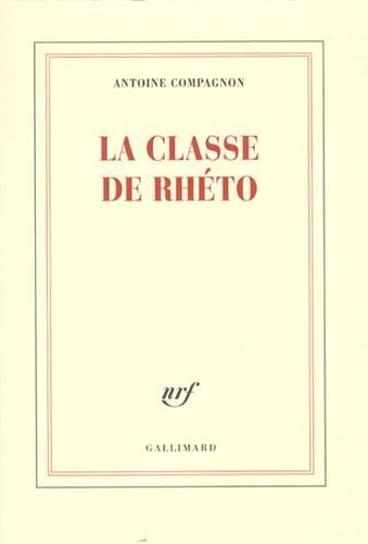 La classe de rhéto