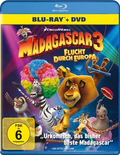 Madagascar 3: Flucht durch Europa (+ DVD) [Blu-ray]