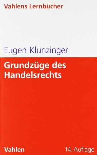 Grundzüge des Handelsrechts