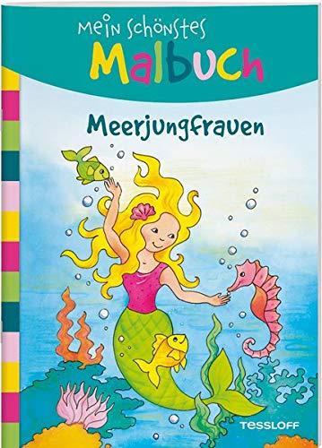 Mein schönstes Malbuch. Meerjungfrauen. Malen für Kinder ab 5 Jahren (Malbücher und -blöcke)