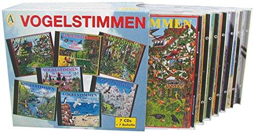 Serie VOGELSTIMMEN 7 CDs mit gesprochenen Erläuterungen: 1-Park, 2-Feld, 3-Wasser, 4-Wald, 5-Heide, 6-Meer, 7-Gebirge