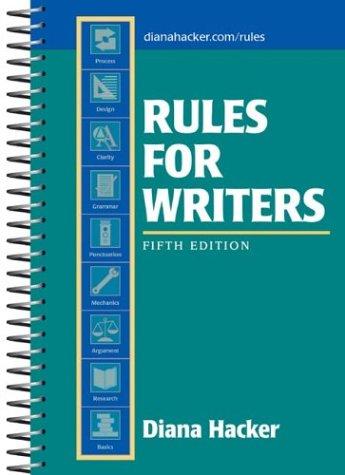 Rules for Writers