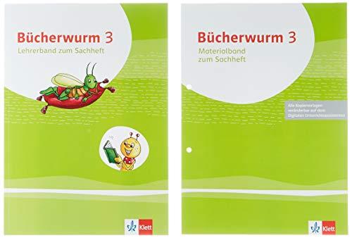 Bücherwurm Sachunterricht 3. Ausgabe für Berlin, Brandenburg, Mecklenburg-Vorpommern, Sachsen, Sachsen-Anhalt, Thüringen: Lehrerband mit Kopiervorlagen Klasse 3 (Bücherwurm. Ausgabe ab 2019)