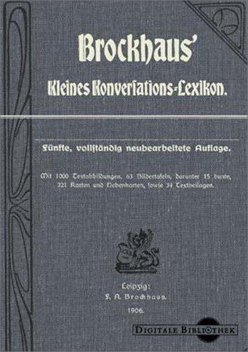 Brockhaus. Kleines Konversations-Lexikon (Digitale Bibliothek 50)