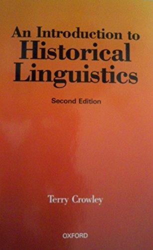 An Introduction to Historical Linguistics