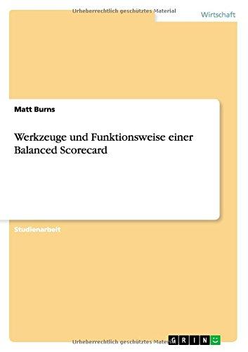 Werkzeuge und Funktionsweise einer Balanced Scorecard