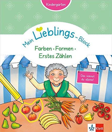 Klett Mein Lieblings-Block - Farben, Formen, Erstes Zählen. Kindergarten ab 3 Jahren. Das kannst du alleine!