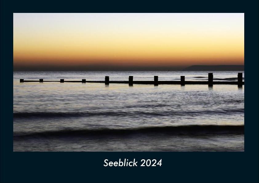 Seeblick 2024 Fotokalender DIN A4: Monatskalender mit Bild-Motiven aus Fauna und Flora, Natur, Blumen und Pflanzen