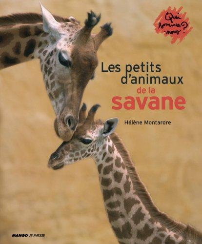 Les petits d'animaux de la savane