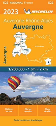 AUVERGNE 10522 2023 (Regionale kaarten Michelin)