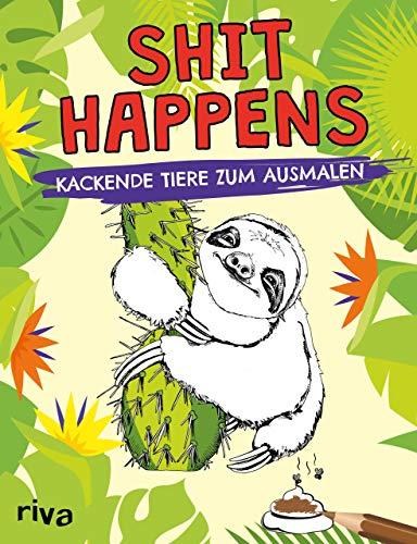 Shit happens: Kackende Tiere zum Ausmalen