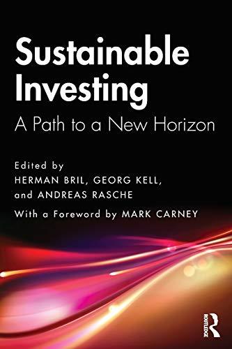 Sustainable Investing: A Path to a New Horizon