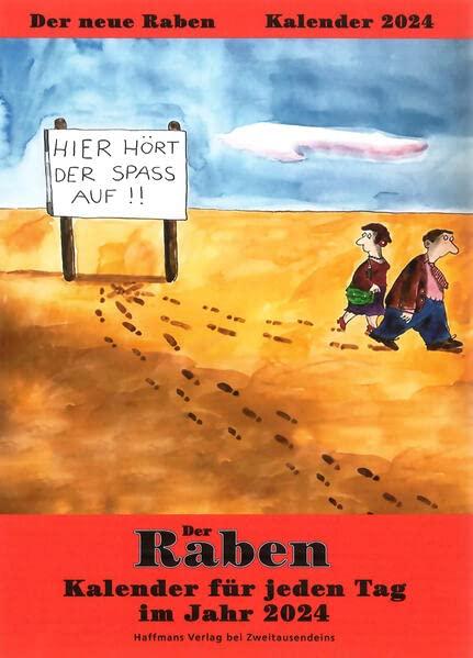 Der Raben-Kalender 2024 (Haffmans bei Zweitausendeins)