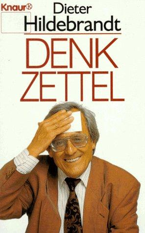 Denkzettel.