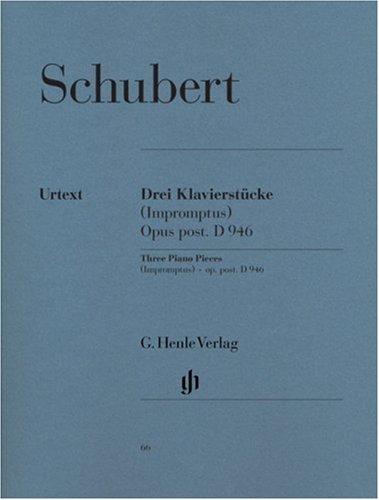 3 Klavierstücke - Impromptus - aus dem Nachlass D 946