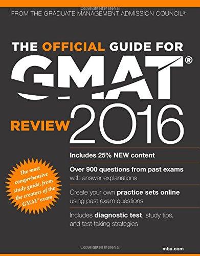 The Official Guide for GMAT Review 2016 with Online Question Bank and Exclusive Video