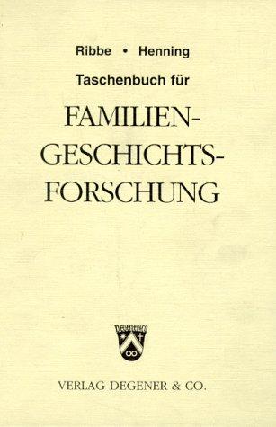 Taschenbuch für Familiengeschichtsforschung