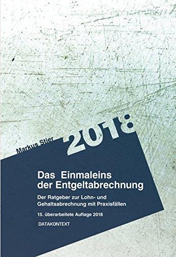 Einmaleins der Entgeltabrechnung 2018