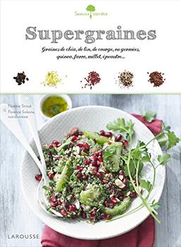 Supergraines : graines de chia, de lin, de courge, ou germées, quinoa, fonio, millet, épeautre...