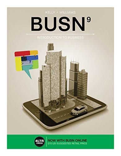 BUSN (with BUSN Online, 1 term (6 months) Printed Access Card) (New, Engaging Titles from 4ltr Press)