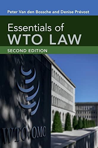 Essentials of WTO Law