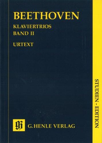 Klaviertrios Band 2. Studien-Edition