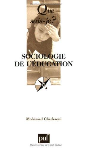 Sociologie de l'éducation