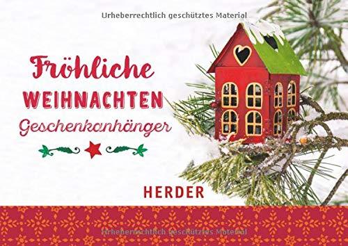 Fröhliche Weihnachten: Geschenkanhänger