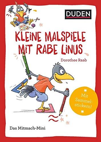 Duden Minis (Band 40) – Kleine Malspiele mit Rabe Linus