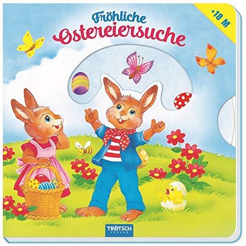 Spielbuch "Fröhliche Ostereiersuche": Pappenbuch mit vielen Schiebe- und Spielelementen