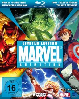 Marvel Animation (Hulk vs.Thor & Wolverine, The Invincible Iron Man, The Next Avengers, Planet Hulk & Thor - Tales of Asgard) [Blu-ray] [Limited Collector's Edition] [Limited Edition]