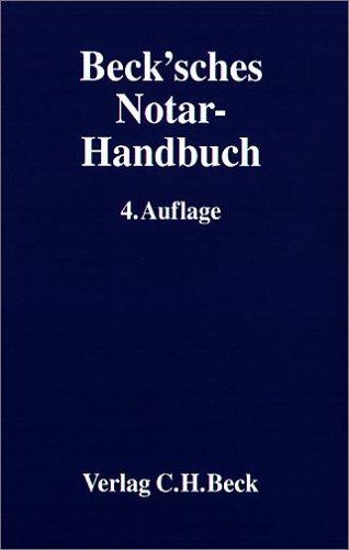 Beck'sches Notar-Handbuch