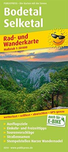 Bodetal - Selketal: Rad- und Wanderkarte mit Ausflugszielen, Einkehr- & Freizeittipps und Stadtplänen, wetterfest, reissfest, abwischbar, GPS-genau. 1:50000 (Rad- und Wanderkarte / RuWK)