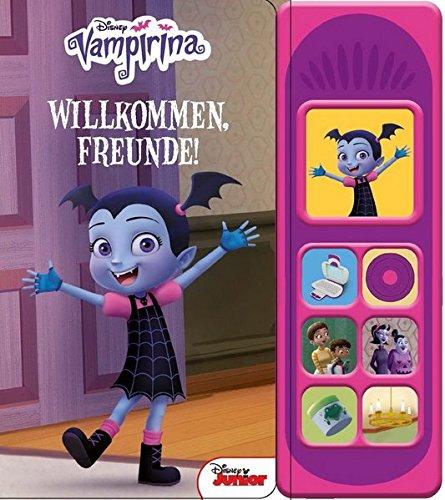 Disney Vampirina - Willkommen Freunde -Soundbuch - Pappbilderbuch mit 7 coolen Geräuschen für Kinder ab 3 Jahren