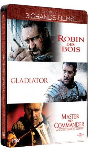 Coffret russell crowe: robin des bois ; gladiator ; master and commander [FR Import]