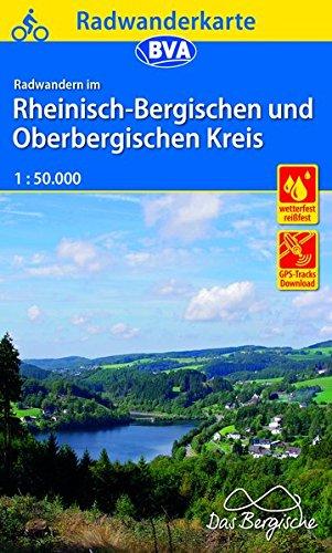 Radwanderkarte BVA Radwandern im Rheinisch-Bergischen und Oberbergischen Kreis 1:50.000, reiß- und wetterfest, GPS-Tracks Download (Radwanderkarte 1:50.000)