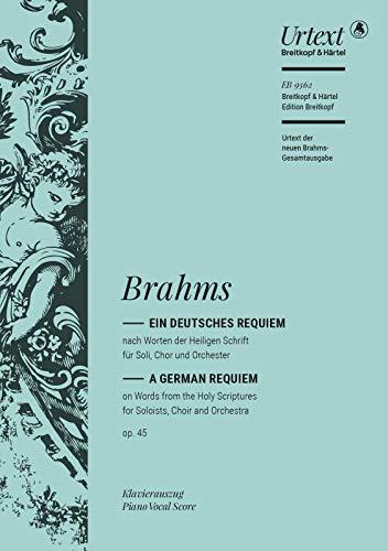 Ein deutsches Requiem op. 45 - Klavierauszug (EB 9362)