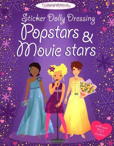 Sticker Dolly Dressing. Popstars and Movie Stars